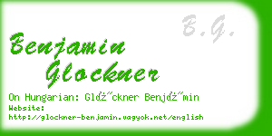 benjamin glockner business card